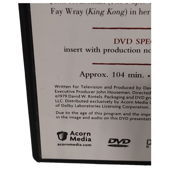 Vntg 1979 Gideon's Trumpet DVD Henry Fonda Hallmark Hall Of Fame CBS Drama Appro - Picture 5 of 10